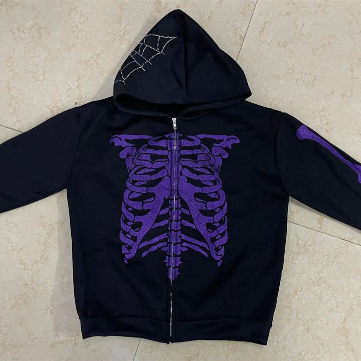 Men's Streetwear Skull Hoodies