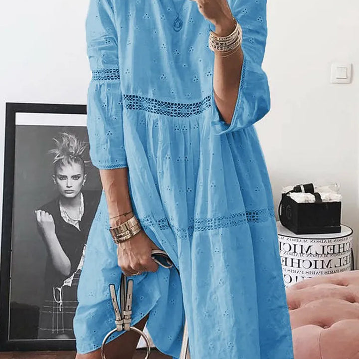 Boho Midi Dress Women Sexy Backless Dress