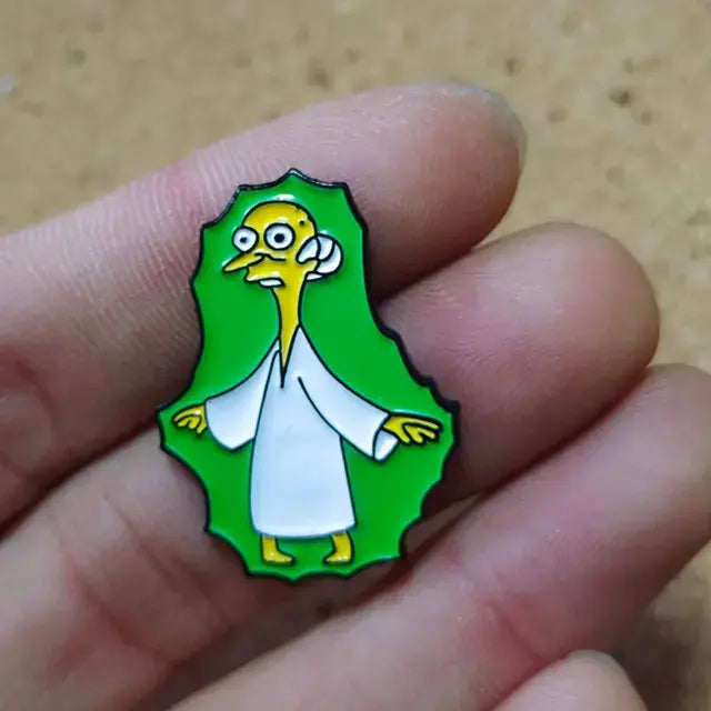 The Simpsons Homer Enamel Pins Brooches for Women Cartoon Badge on Backpack Hat Decoration Accessories Anime Jewelry Fans Gifts