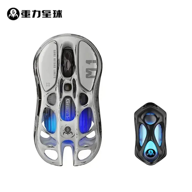 Gravastar M1 Gaming Mouse 3 Mode Magnesium Alloy Bluetooth Wireless Mouses Low Latency Paw3995 4k Receiver Esports Gaming Mouses