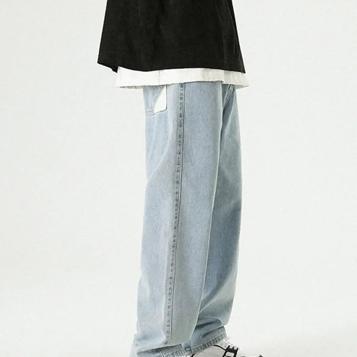 Retro Loose Straight Wide Leg Pants