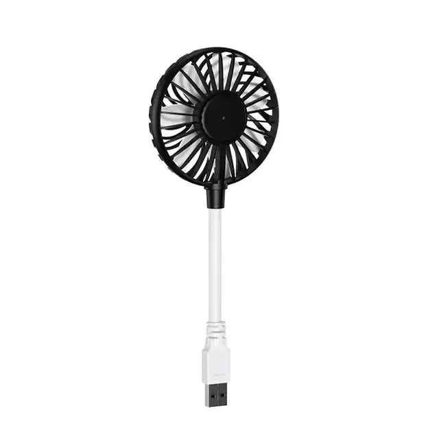 Creative Office Summer Cooling Fan Portable USB Input Fan Adjustable Mini Fan Brushless Mute Fan Laptop for Home Dorm Outdoor