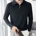 Long Sleeve Polo Shirt - Black