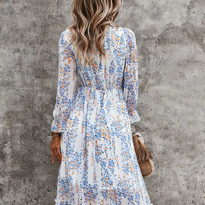 Fashion Long Sleeve Midi Dress