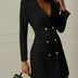 Women's Double-Breasted Blazer Dress