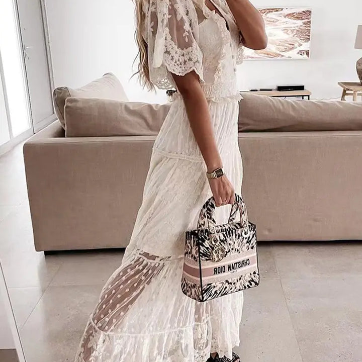 2023 Casual Summer Lace Slim Dress