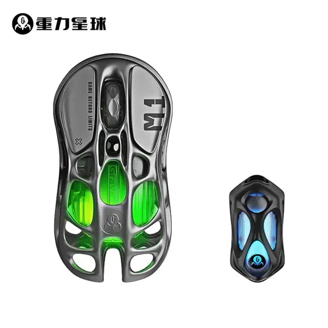 Gravastar M1 Gaming Mouse 3 Mode Magnesium Alloy Bluetooth Wireless Mouses Low Latency Paw3995 4k Receiver Esports Gaming Mouses