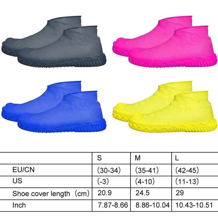 1 Pair Reusable Silicone Shoe Cover