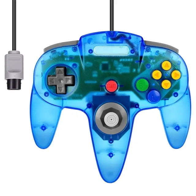 N64 Controller Classic 64-bit Wired Remote Control Gamepad Gaming Joystick Retro Video Game System Console Accessories Joypad