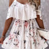 Off Shoulder Floral Mini Dress