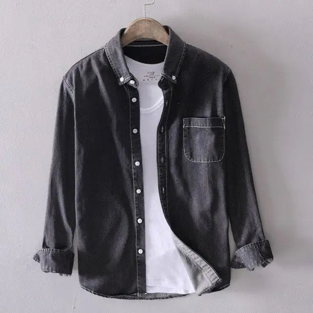 Cotton Denim Shirt