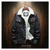 Men Light Blue Winter Jean Jackets Outerwear Warm Denim Coats New Men