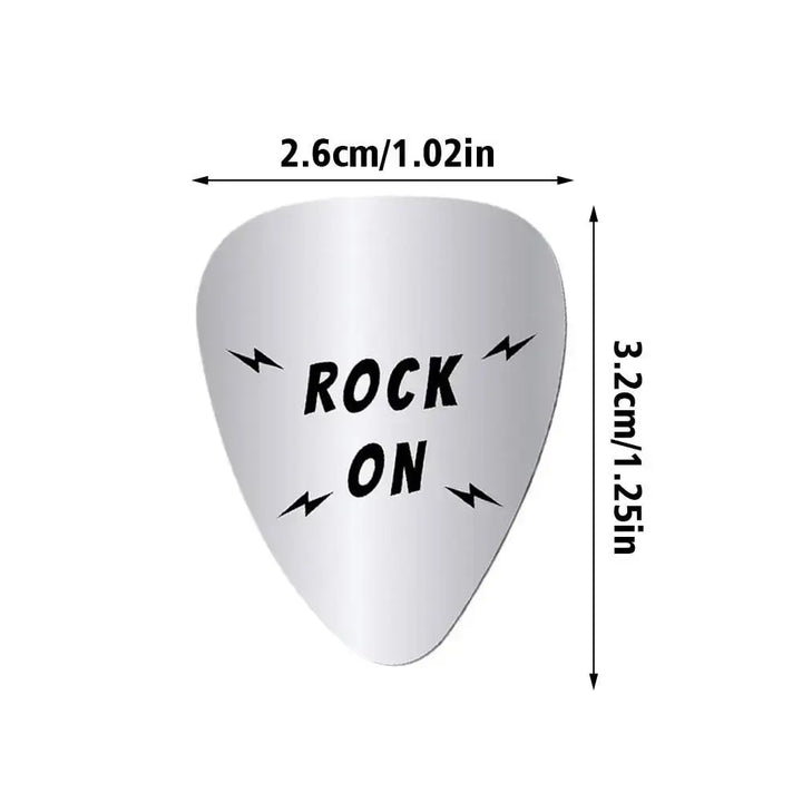 2pc Metal Guitar Picks Plectrum Stainless Steel Metal Guitar Picks  Electric Guitarra Parts Accesorios