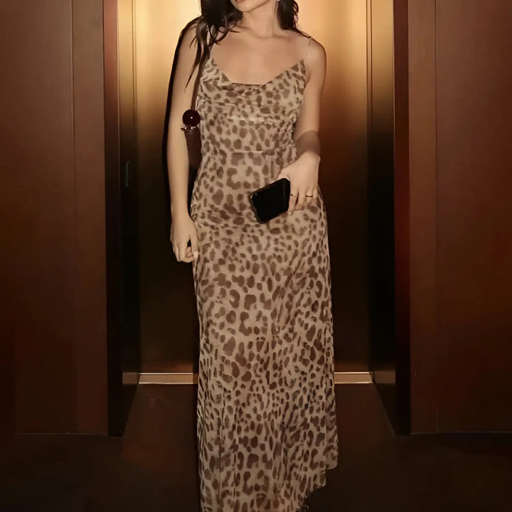 Eda Leopard Dress