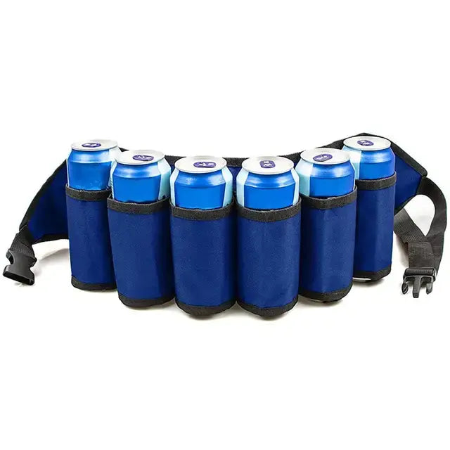 Portable Waist Beer Belt Holster Wine Bottles Beverage Holder Hanging Organizer For Climbing Camping Hiking Dropship