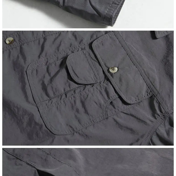 Quick Dry Tactical Button Up Shirt