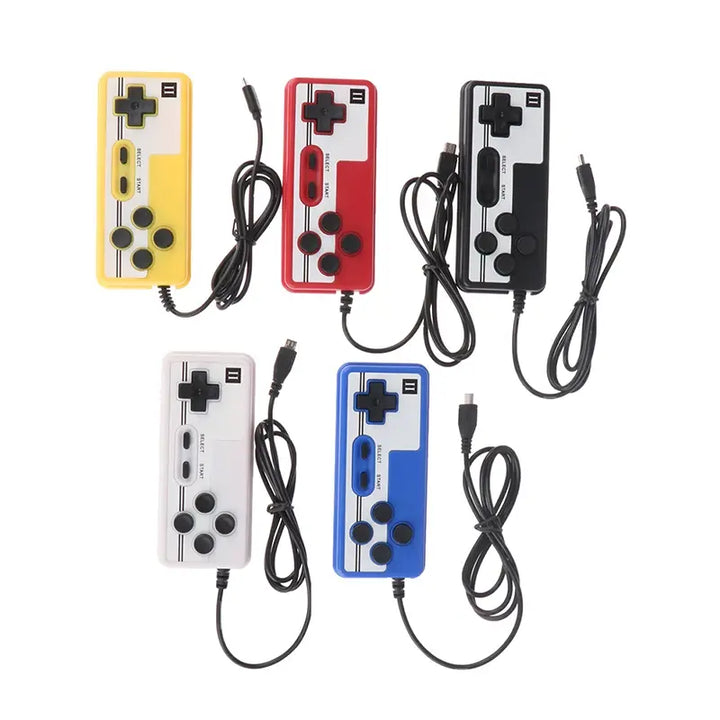 Hot sale 1PC Classic Retro Version Of Home Fc Plug-in Double Handheld Game Console Handle