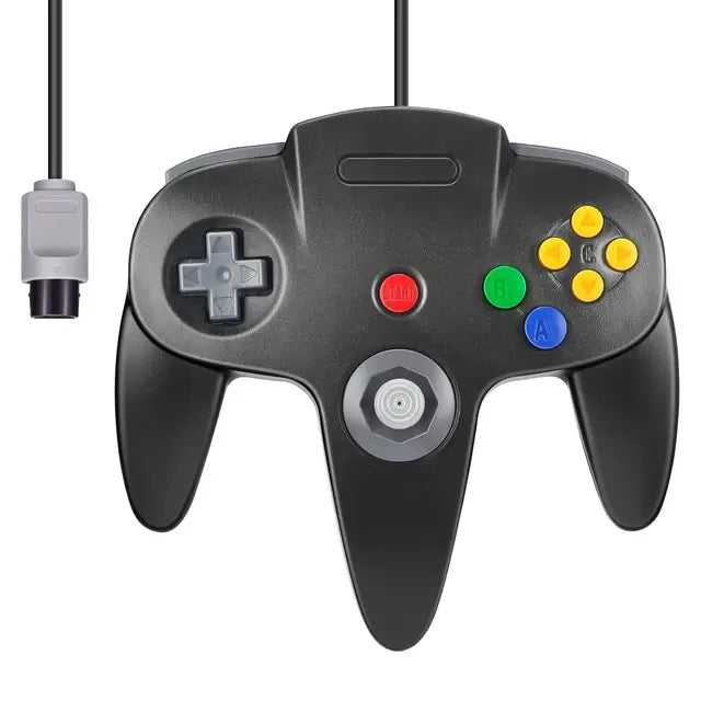 N64 Controller Classic 64-bit Wired Remote Control Gamepad Gaming Joystick Retro Video Game System Console Accessories Joypad