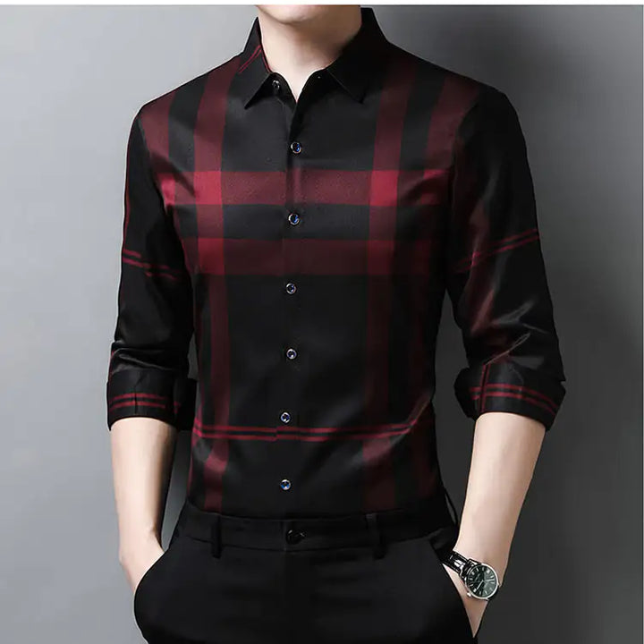 High Quality Men's Long Sleeve Shirt Casual