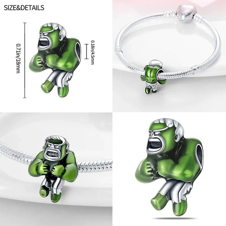 Hot Toys Charm Marvel Plata De Ley 925 Guardians of The Galaxy Alliance Beads Fit Pandora Marvels Bracelet DIY Jewelry Make Gift