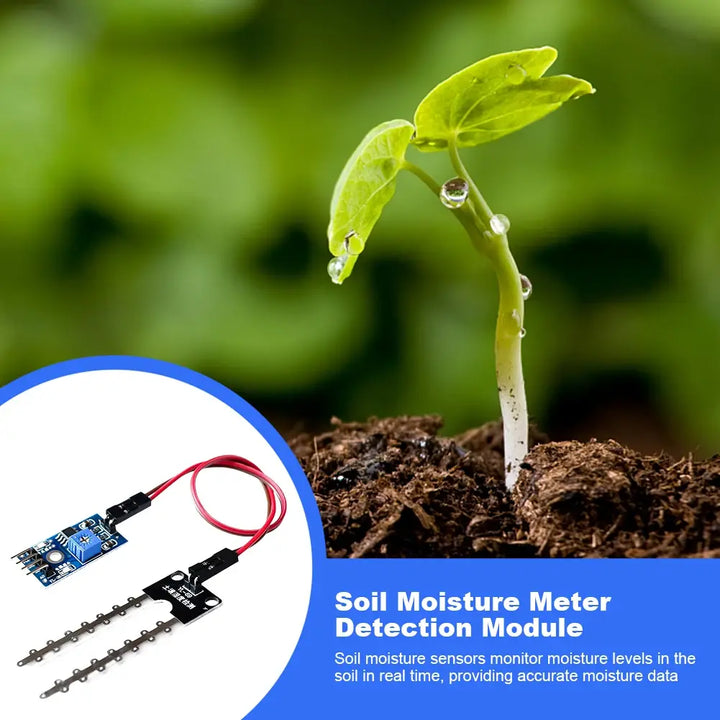 Smart Electronics Soil Moisture Hygrometer LM393 Soil Moisture Sensor Development Board High Precision for Arduino DIY