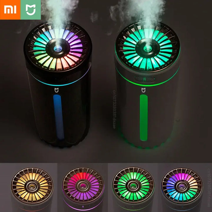 Xiaomi Portable 300ml Ultrasonic Humidifier Wireless Car Air Freshener Mist Maker Fogger With Light Home Aroma Diffuser Dropship