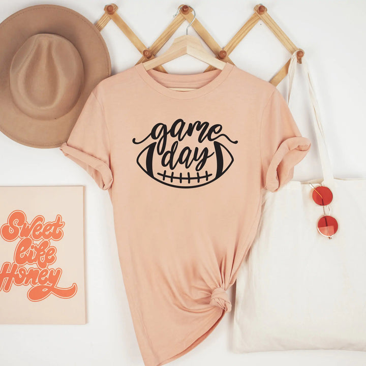 Game Day Football Shirt, Football Shirt, Game Day Vibes Outfit, Football Tee