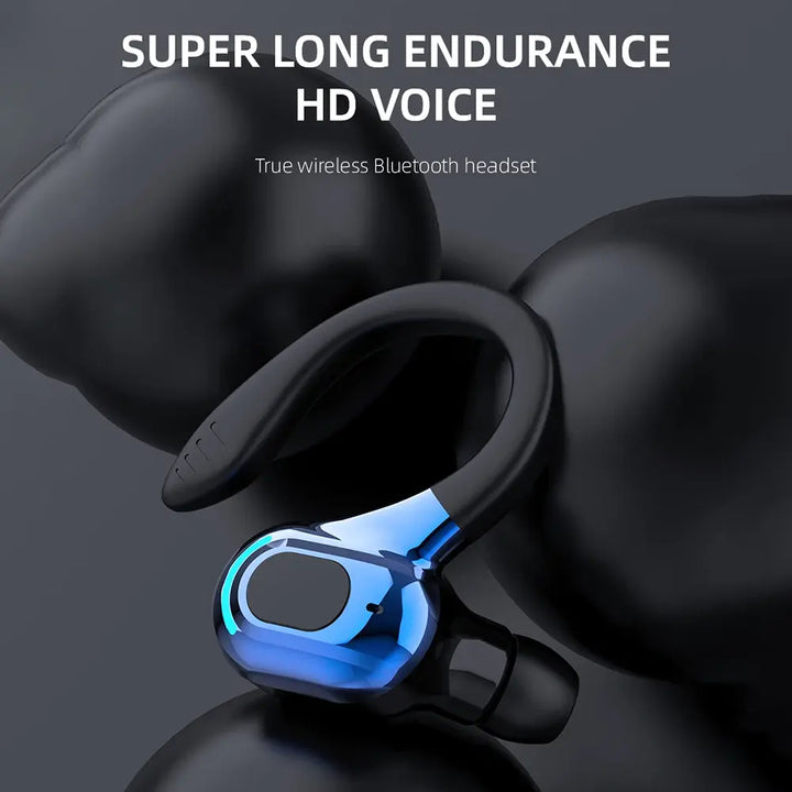 M-F8 Bluetooth 5.2 Wireless Earphone Ear Hook Mini Business Headphone HIFI Bass Noise Cancelling Sports Gaming Earbuds Headset