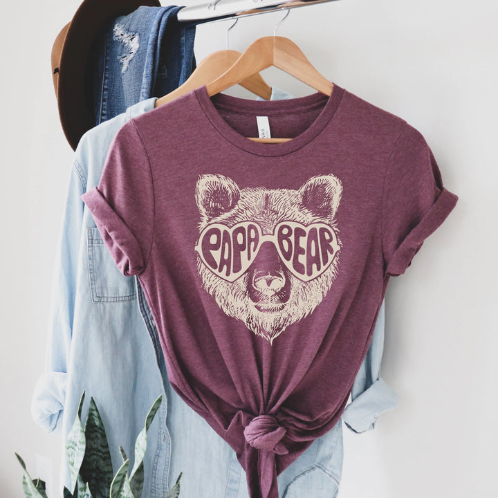 Papa Bear Sunglass Shirt, Daddy Bear Shirt