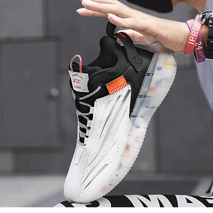 2021 Men's Reflective Running Shoes: High-Quality, Breathable Sneakers