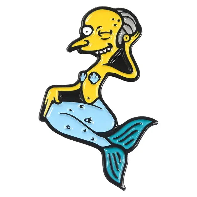 Classic TV The Simpsons Enamel Pins Brooches Women Men Lapel Badges Cute Backpack Collar Fashion Jewelry Gifts for Kids Friends