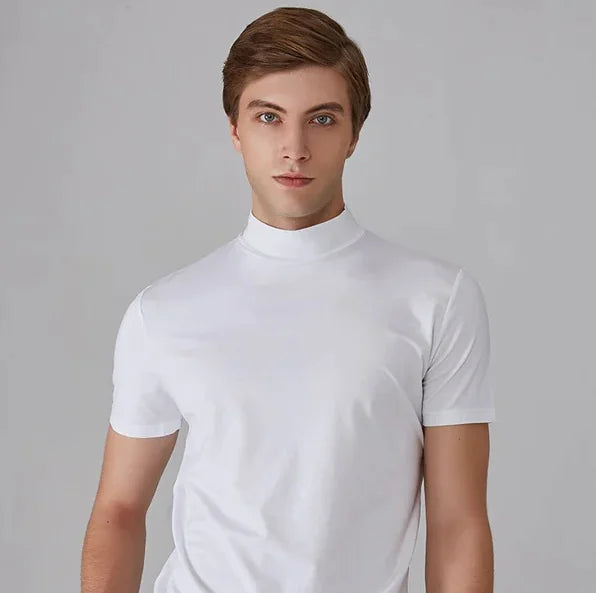 High Neck Anti-Sweat T-Shirt for Men