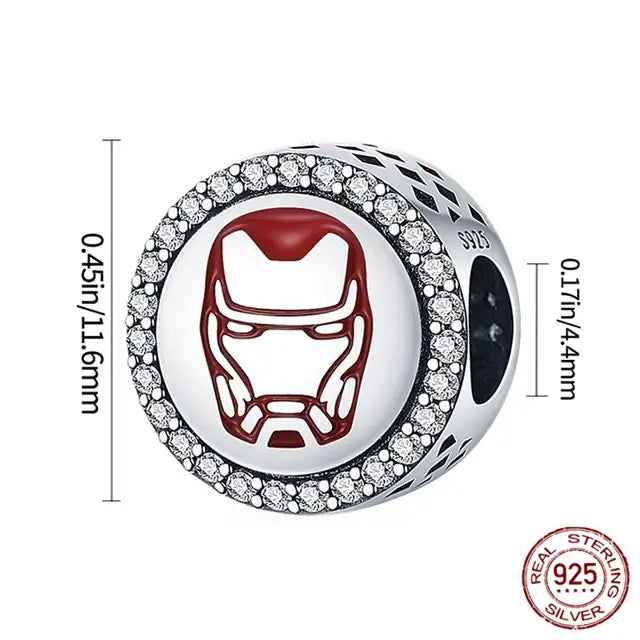 Hot Toys Charm Marvel Plata De Ley 925 Guardians of The Galaxy Alliance Beads Fit Pandora Marvels Bracelet DIY Jewelry Make Gift