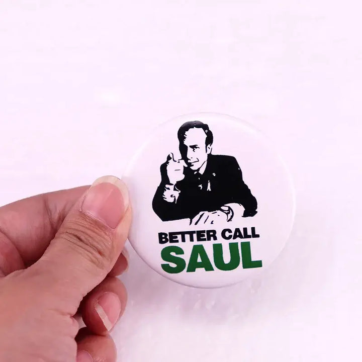 Better Call Saul Breaking Bad Pinback Button Pin Tinplate Badge TV Show Memorabilia