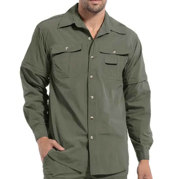 Quick Dry Tactical Button Up Shirt