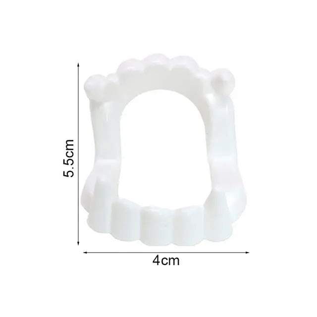 Halloween Retractable Vampire Teeth Party Diy Vampire Fangs Masquerade Brackets For Festival Party Cosplay Props Accessories