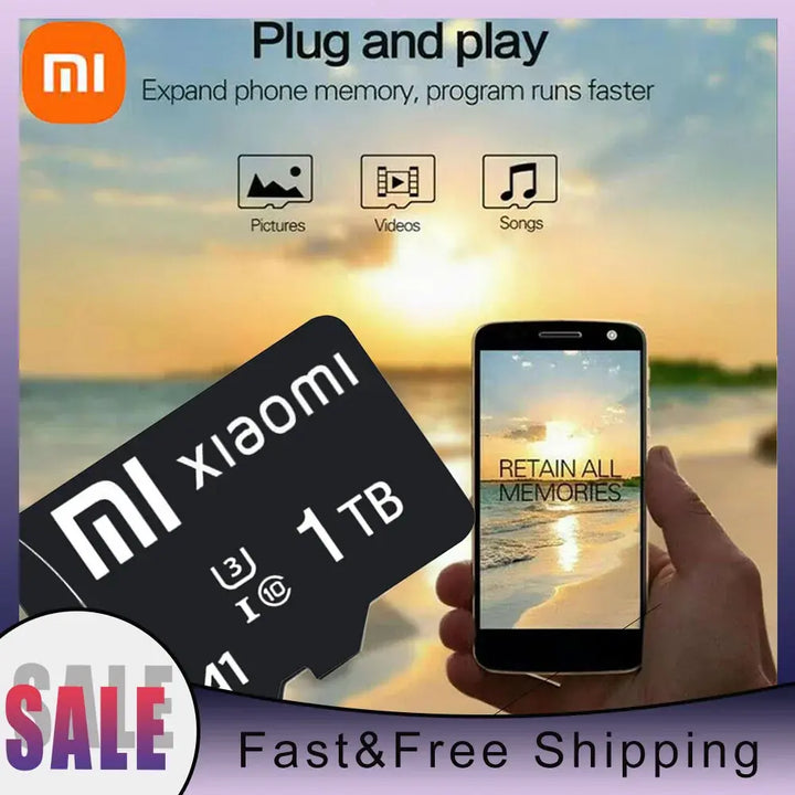 Xiaomi 1TB 2TB Mini SD Card 128GB 64GB Class10 Memory Card High Speed Up To 100mb/s for Phone Tablet Camera