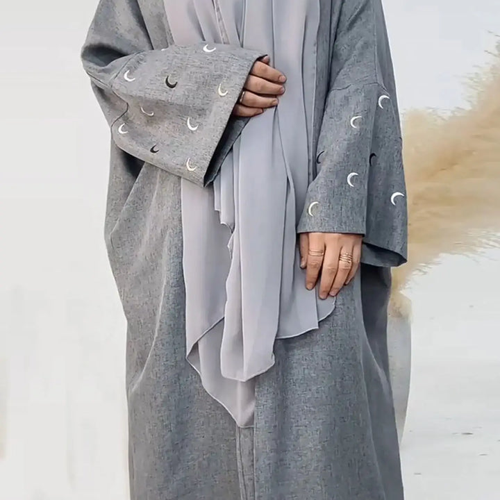 Modern Style Abaya Maxi Dress