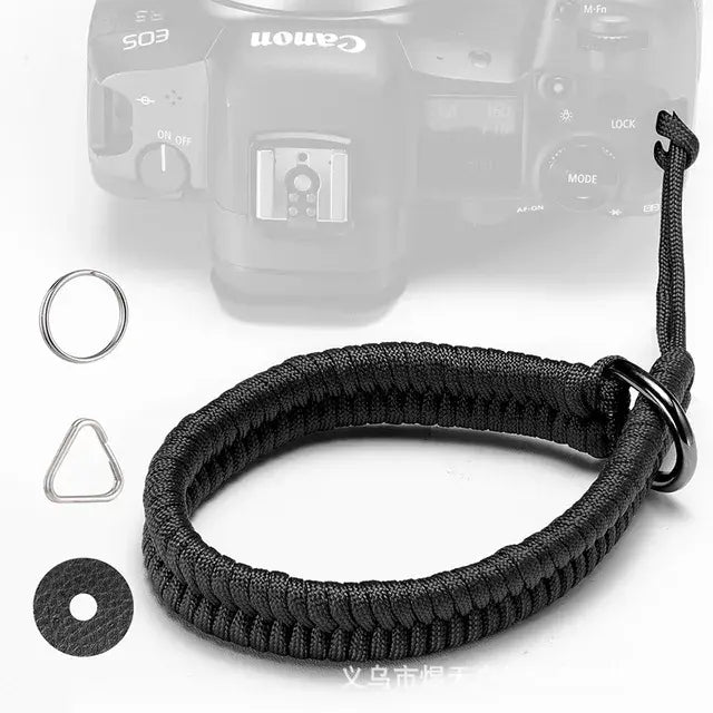 Camera Wrist Strap Hand Grip Paracord Braided Wristband for Pentax for Panasonic DSLR Camera Accessories Lanyard Shoulder Strap