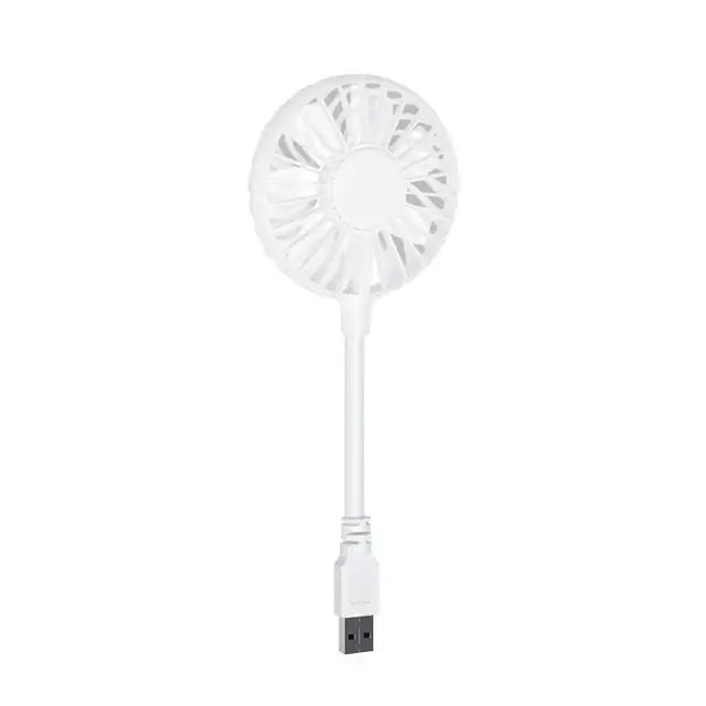 Creative Office Summer Cooling Fan Portable USB Input Fan Adjustable Mini Fan Brushless Mute Fan Laptop for Home Dorm Outdoor