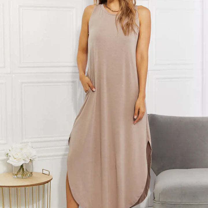 Zenana Full Size Maxi Dress