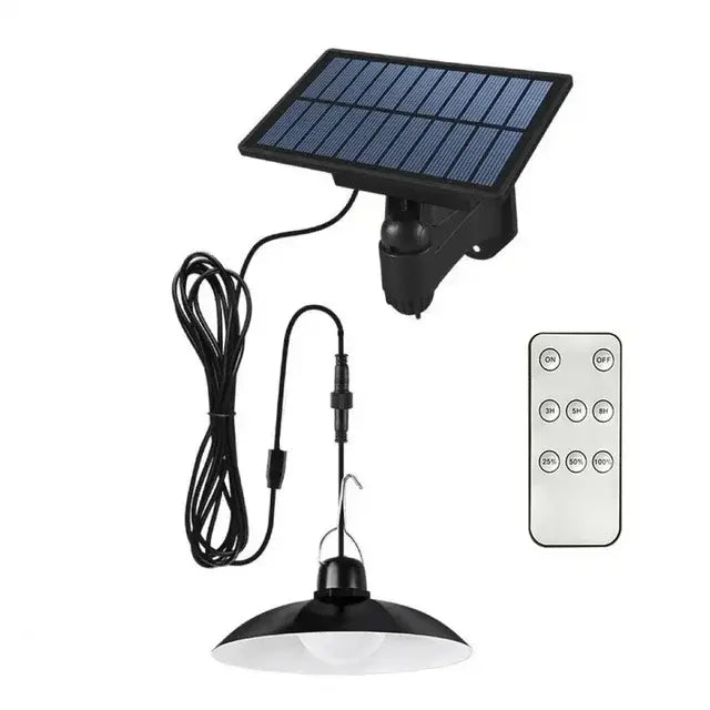 Auto-lighting Solar Pendant Light Led Solar Powered Lamp White/Warm light with Remote Control Chandelier Camping Outdoor Garden