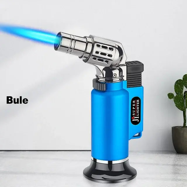 Metal Gas Lighter Windproof Barbecue Kitchen Cooking Large Capacity Torch Turbo Lighter Spray Gun Torch Jet Turbo Lighter Gadget