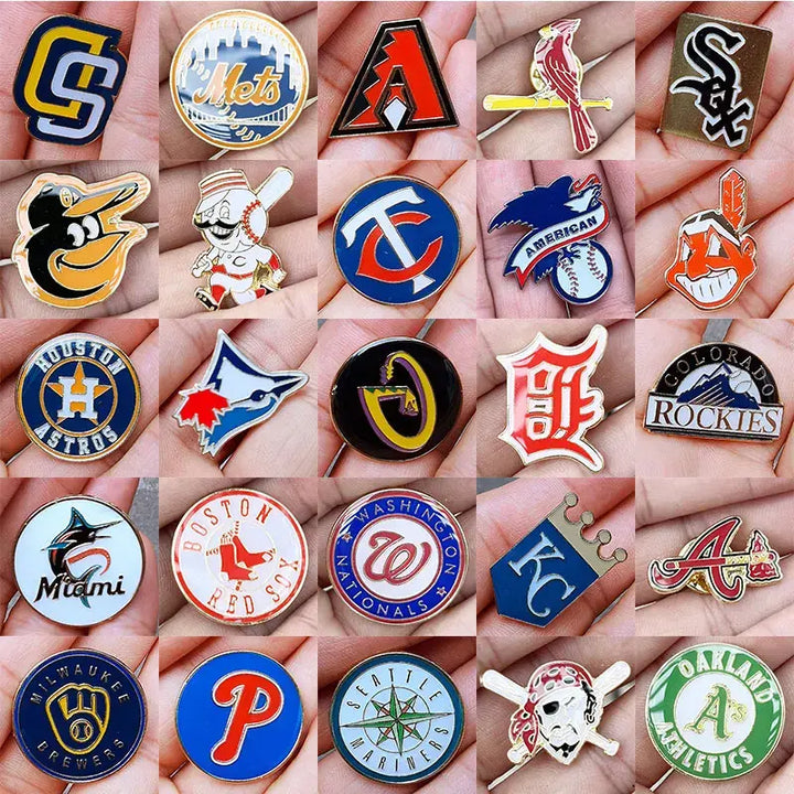 Sports Badge Cartoon Metal Brooch Fashion Jewellery Enamel Pins Fans Accessory Gifts