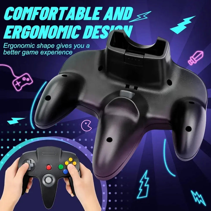 N64 Controller Classic 64-bit Wired Remote Control Gamepad Gaming Joystick Retro Video Game System Console Accessories Joypad