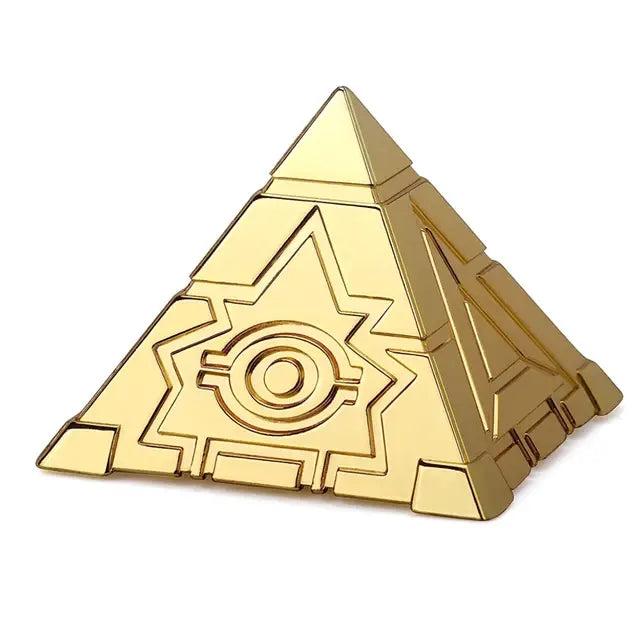 Pyramid Fidget Spinner Metal Spinning Desk Toy Funny Gadgets For Office Anti Stress Anxiety ADHD Juguetes Antiestrés Ansiedad