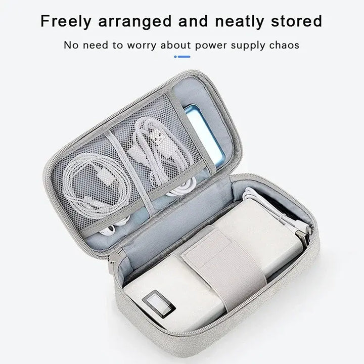 Portable Digital Storage Bag USB Gadget Waterproof Cable Organizer Pouch Electronic Device Accessories Cycling Bag Pack Supplies