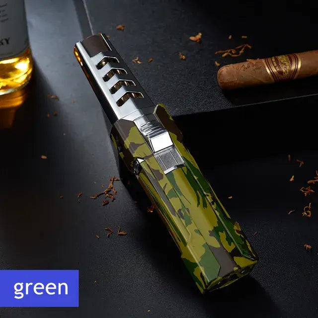 2023 Kitchen BBQ Cigar Big Jet Flame Fire Torch Outdoor Camping Lighter Mans Tools Without Butane Gas