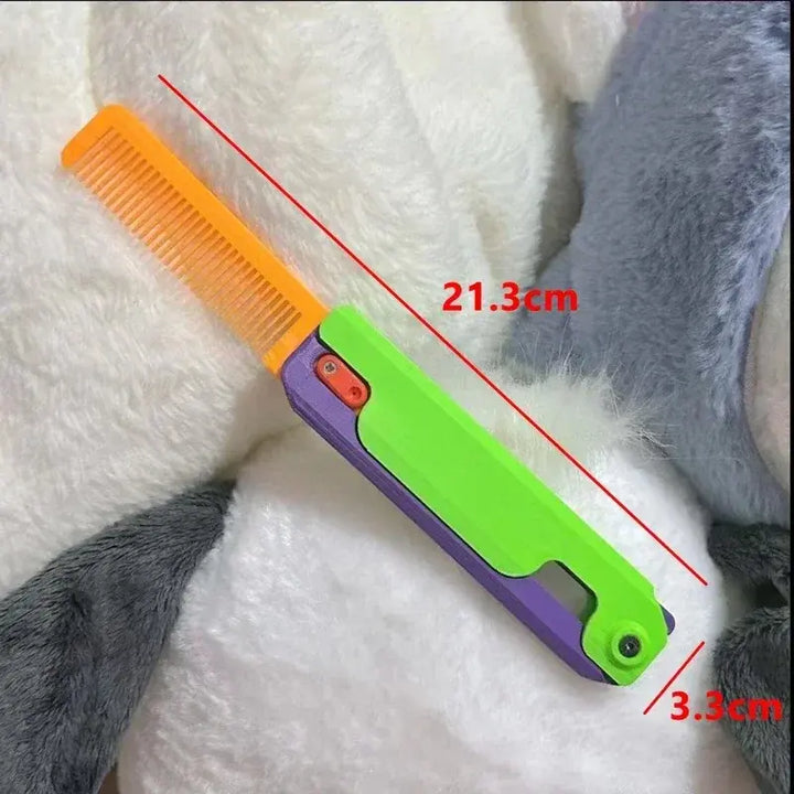 Gravity Folding Claw Knife Radish Knife 3d Printing Gravity Knife Small Radish  Push Card Decompression Toy Christmas Gift