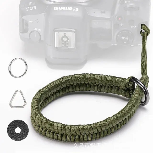 Camera Wrist Strap Hand Grip Paracord Braided Wristband for Pentax for Panasonic DSLR Camera Accessories Lanyard Shoulder Strap